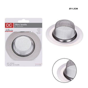 Dc - Filtro Lavello Acciaio Cromato 11.5Cm