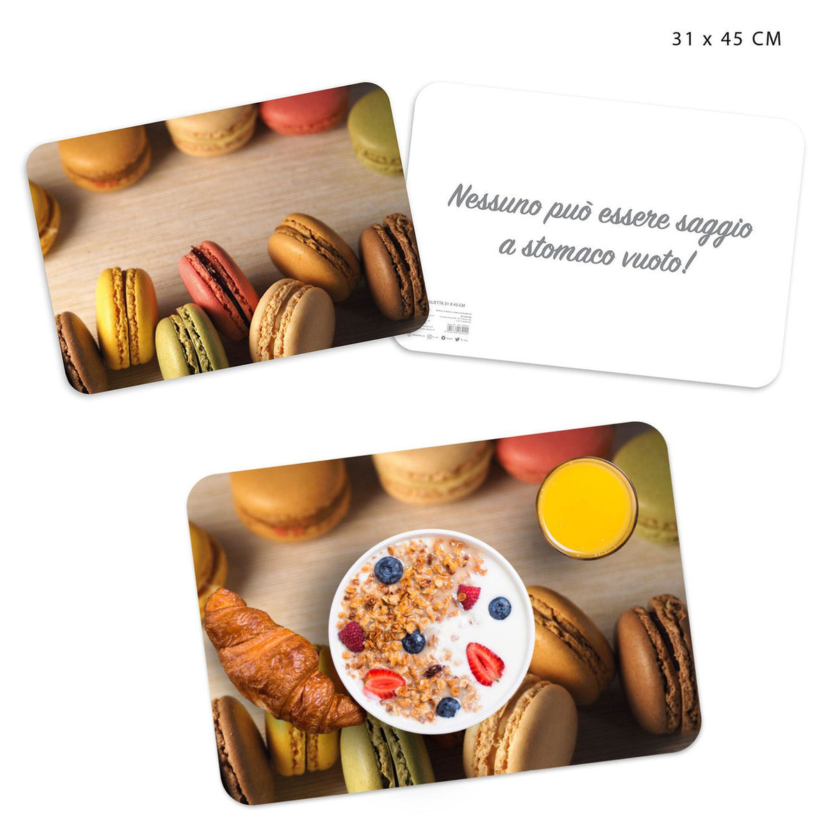 Dc - Tovaglietta Americana Plastica 31X45Cm Macarons