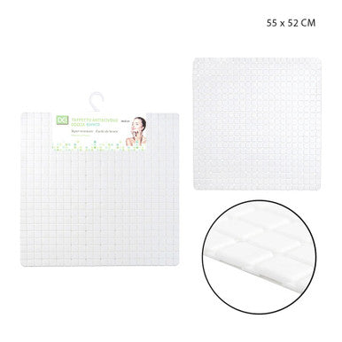 Dc - Tappeto Antiscivolo Doccia 54X52Cm Bianco