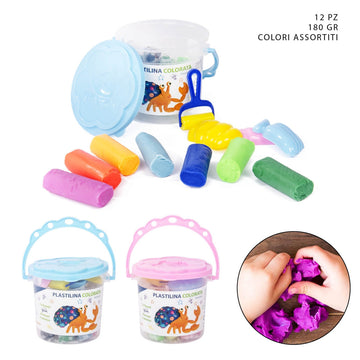 Pryma - Plastilina colorata 12 pz 180G