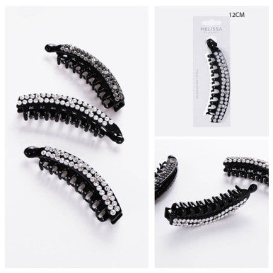 Melissa - Fermacapelli c/strass e perline 12Cm