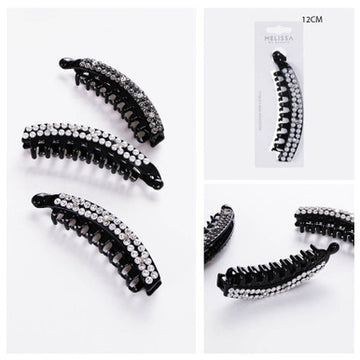 Melissa - Fermacapelli c/strass e perline 12Cm
