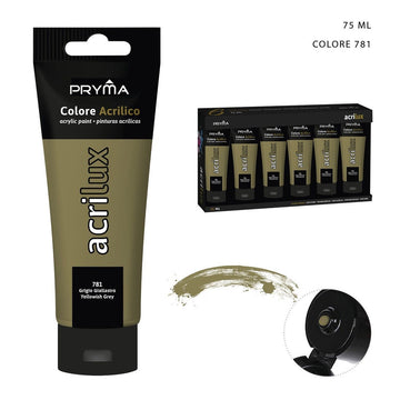 Pryma - Colore acrilico 75Ml  n.781 grigio giallastro
