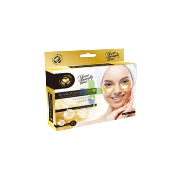Setablu Maschera Occhi Gold 5 Paia