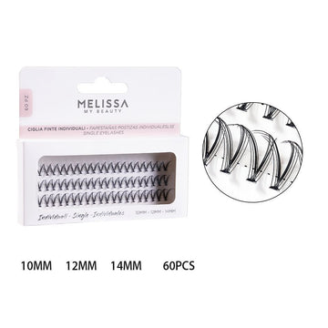 Melissa Ciglia Finte Individ. 10-12-14Mm 60Pz D013