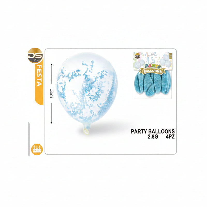 Dz - Party Balloons 30Cm 4Pz3