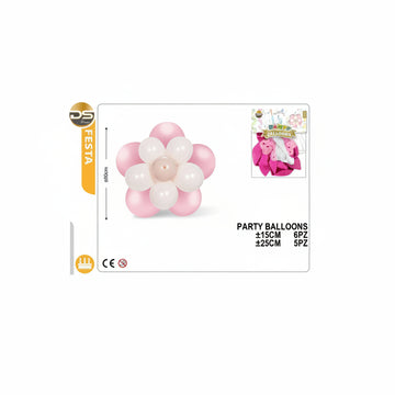 Dz - Party Palloncino 25Cm 6Pz 12Cm 5Pz