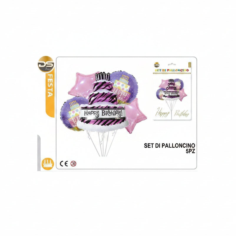 Dz - Set Palloncini Happy Birthday