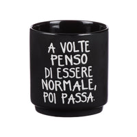 Ad Tazza Porcellana scritta  2 colori D85Xh9