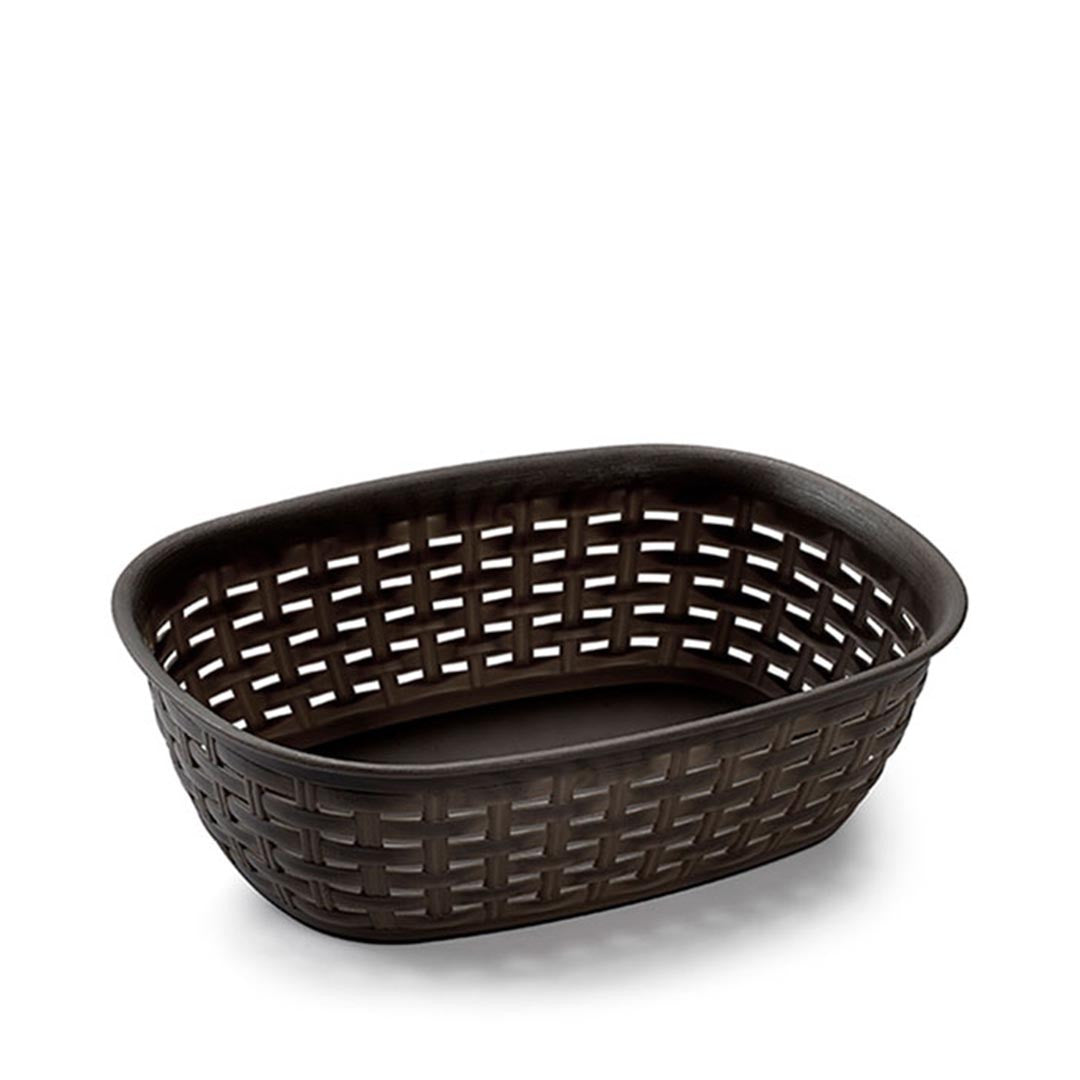 PlasticForte® Cesta Rattan Multiuso assortimento casuale