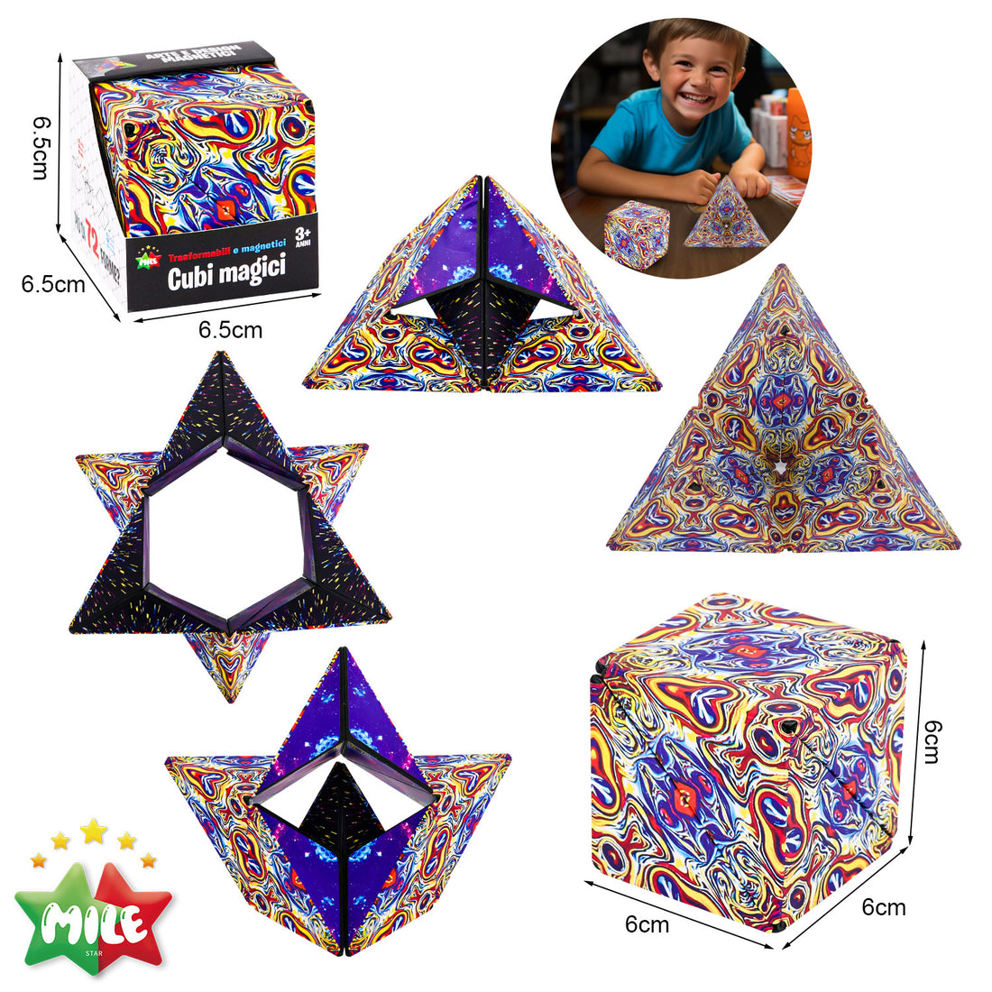 MILE CUBO MAGNETICO GALATTICO