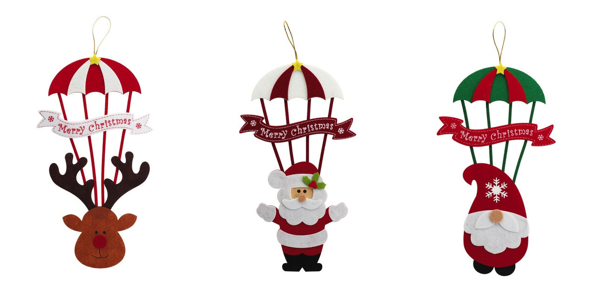 Ad Christmas Decoration Fabric Assorted Cm22X39