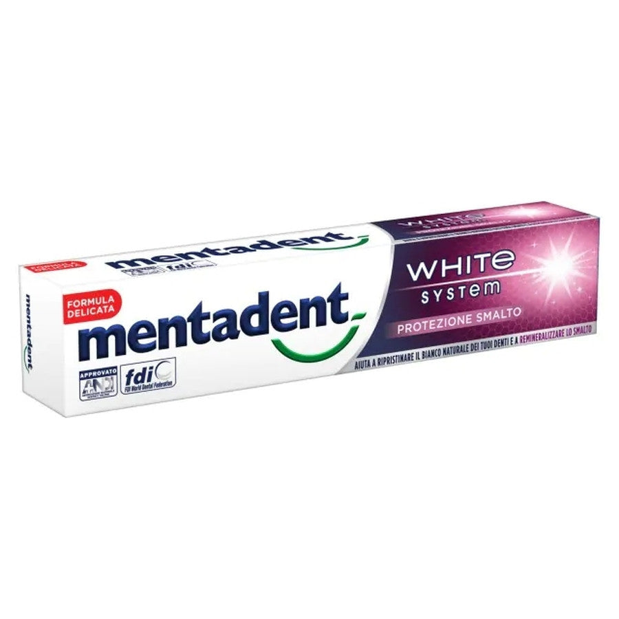 Mentadent - Dentifricio white system prevenz