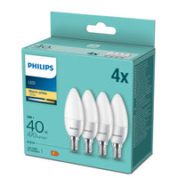 Philips Lampadina Dis Led Candela 40W E14 2700K 4Pz