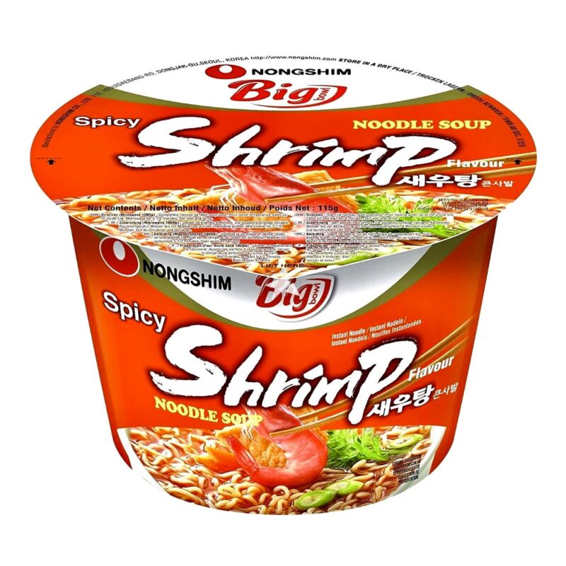 Nongshim Big Spicy Shrimp Big Cup 115G