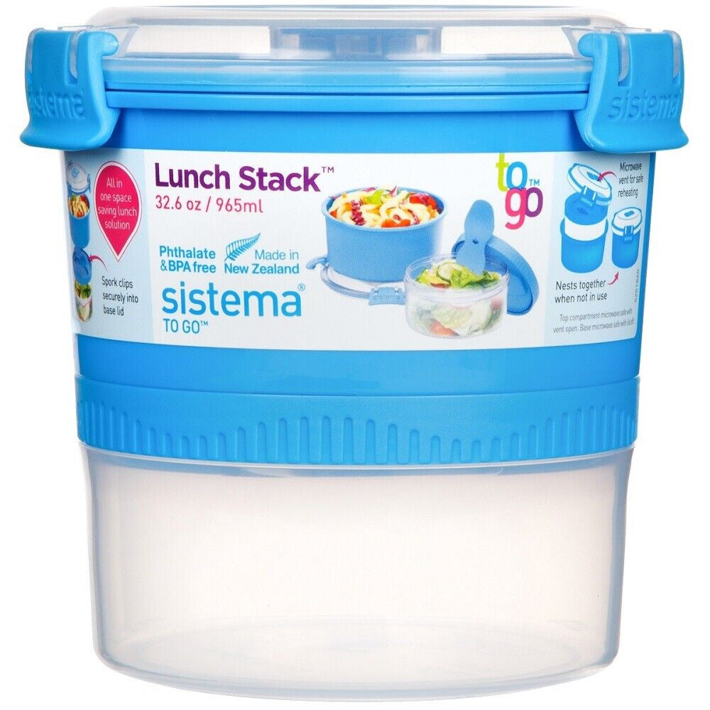 Sistema® - P/Lunch Pp ToGo 2P Stack 0,9 L