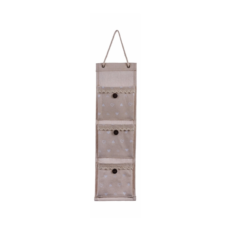 Ad Porta Oggetti Istan 3 tasche 3 colori 12X42Cm