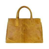 Lavinia - Borsa a Mano in Pelle Pitonata - FrasiBags