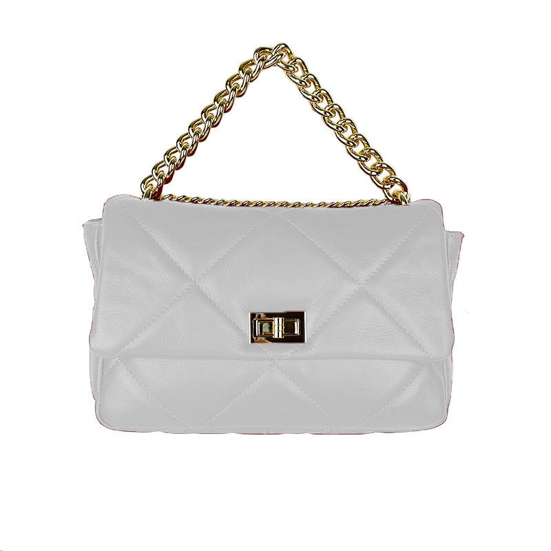 Kelly - Borsa a Mano / Tracolla in Pelle Trapuntata - FrasiBags