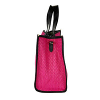 Sabrina - Borsa Tote in Pelle Stampa Intreccio - FrasiBags