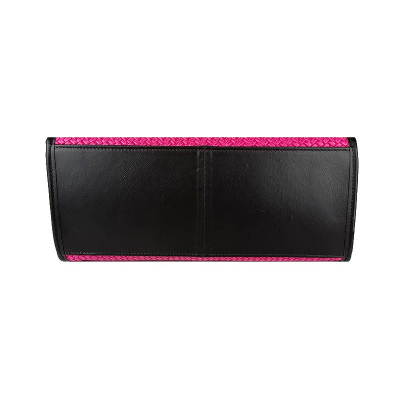 Sabrina - Borsa Tote in Pelle Stampa Intreccio - FrasiBags