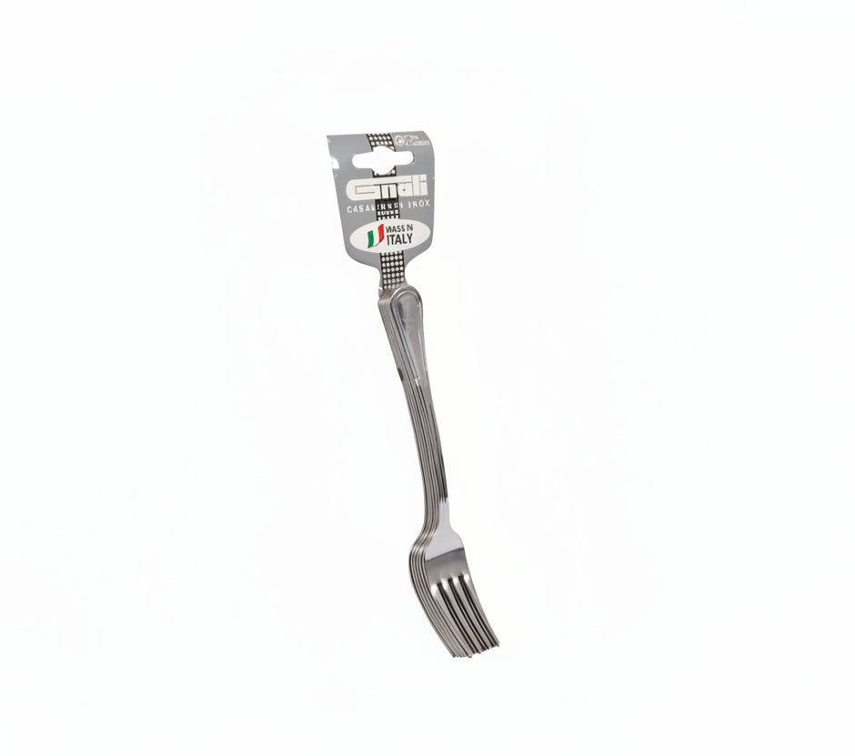 Gnali - Forchette dolce inox classic 6 pz