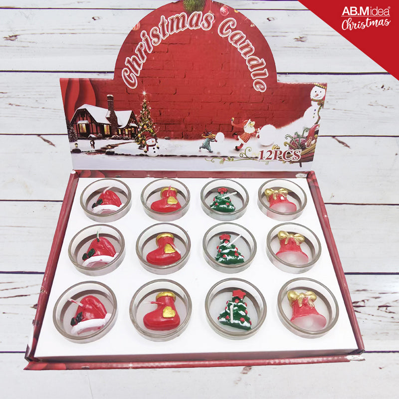 Ab.M Bicchierino Candela Natale 1Pz
