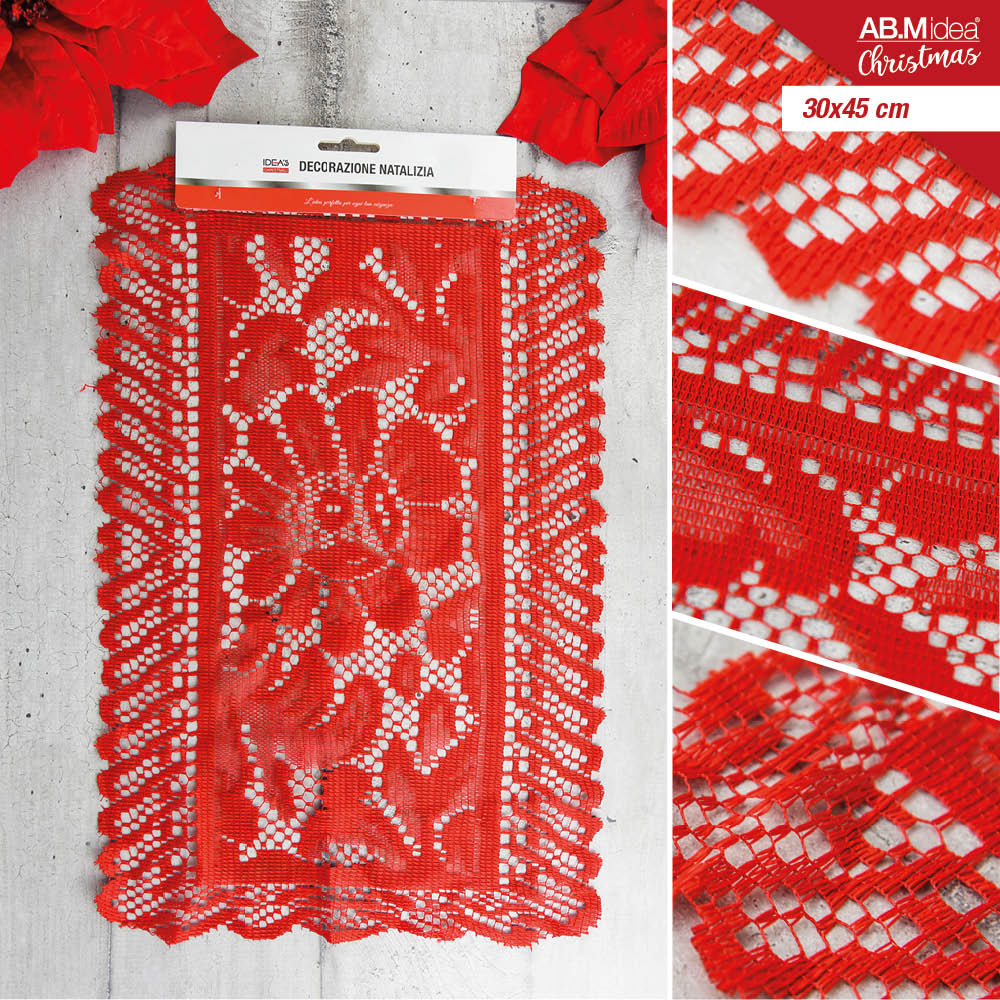 Ab.M Centrini Natale Rosso 40Cm