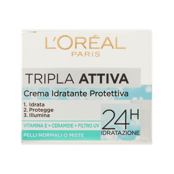 Oreal Tripla Attiva Crema Idratante Pro. 50Ml Ps