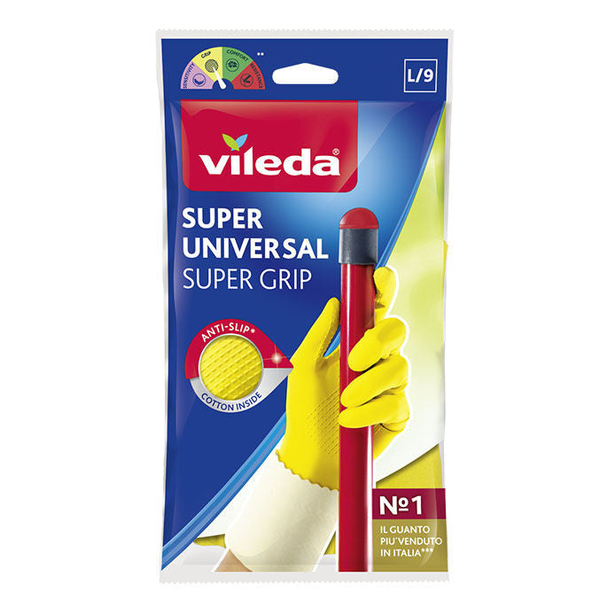 Vileda - Universal grip gloves various sizes